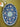 Les Ottomans Multi-Blue Hand-Painted Iron Tray