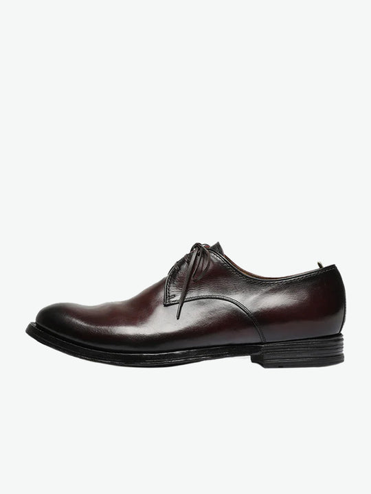 Officine Creative Anatomia 086 Leather Derby Shoes Burgundy