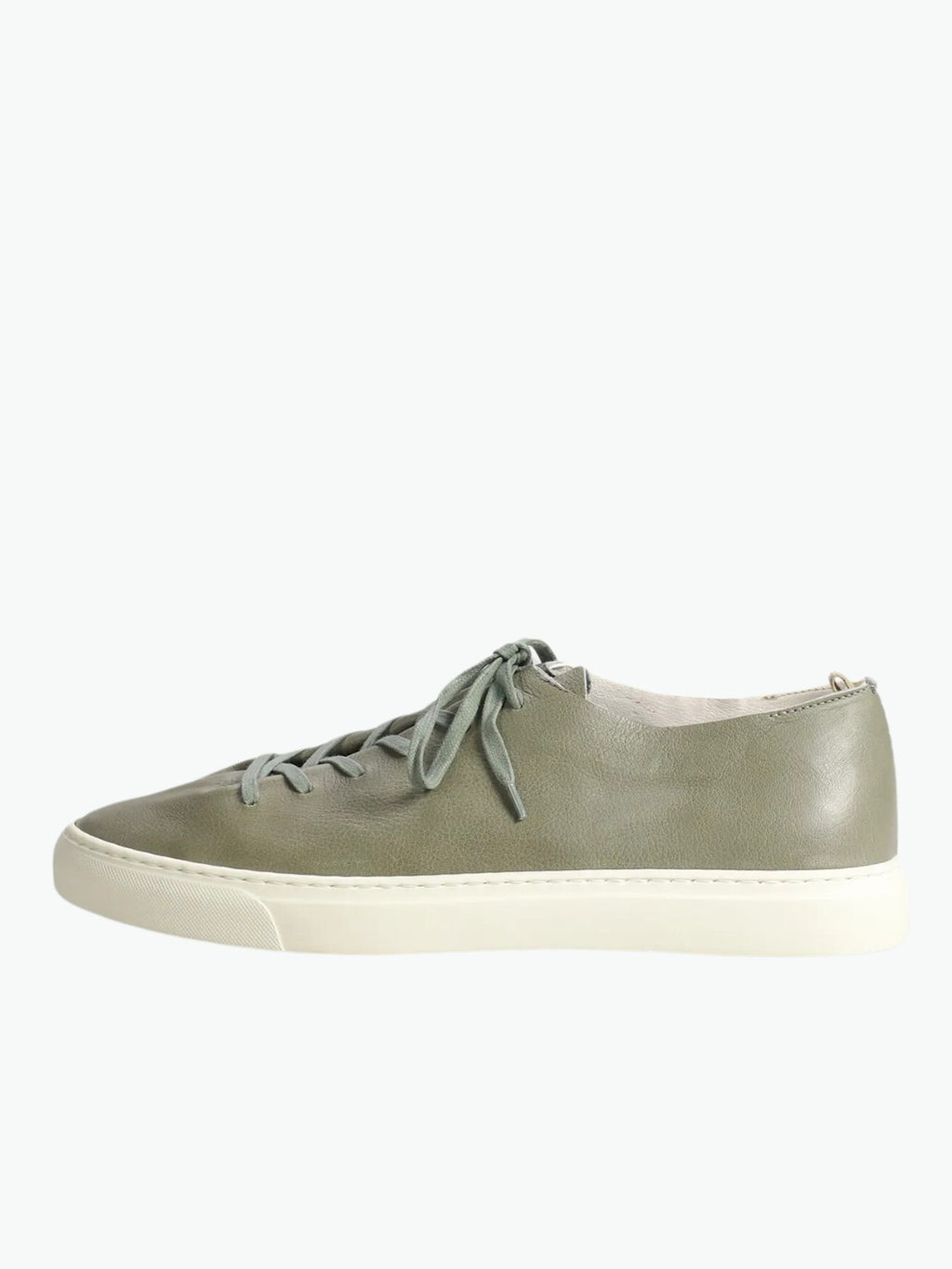 Officine Creative Leggera 001 Khaki Leather Low Top Sneakers