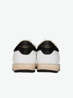 Officine Creative Magic 003 Leather and Shearling Low Top Sneakers