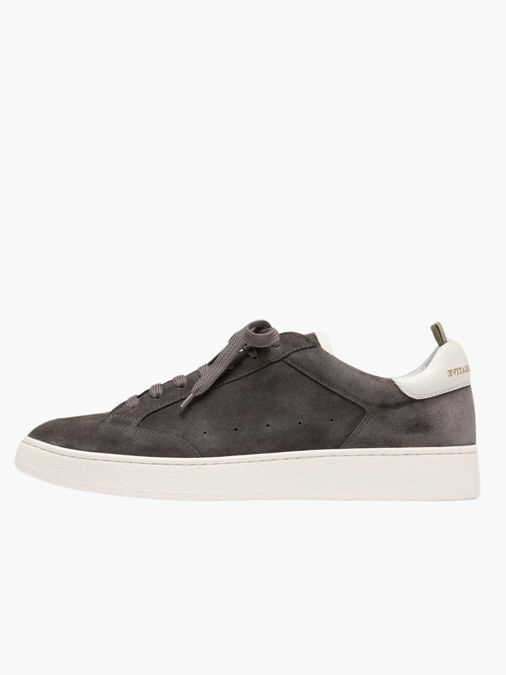 Officine Creative The Dime 001 Grey Suede Low Top Sneakers