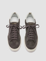 Officine Creative The Dime 001 Grey Suede Low Top Sneakers