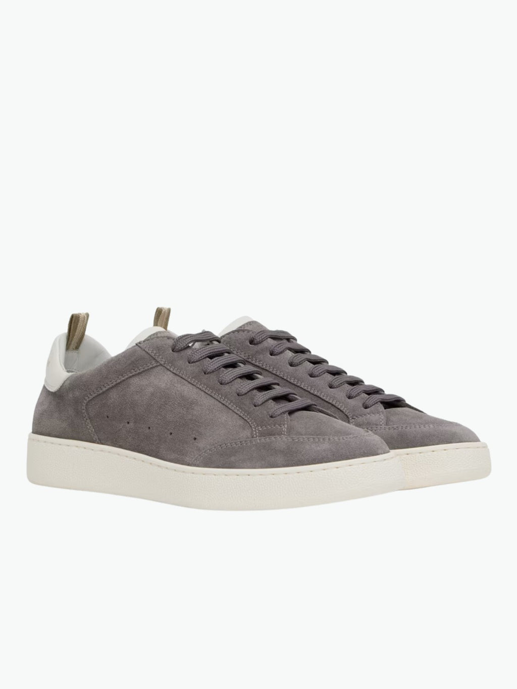 Officine Creative The Dime 001 Asphalt Suede Low Top Sneakers