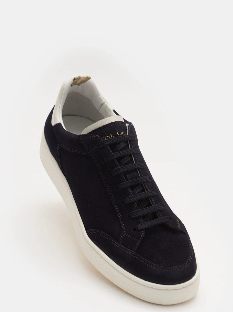 Officine Creative The Dime 001 Navy Suede Low Top Sneakers
