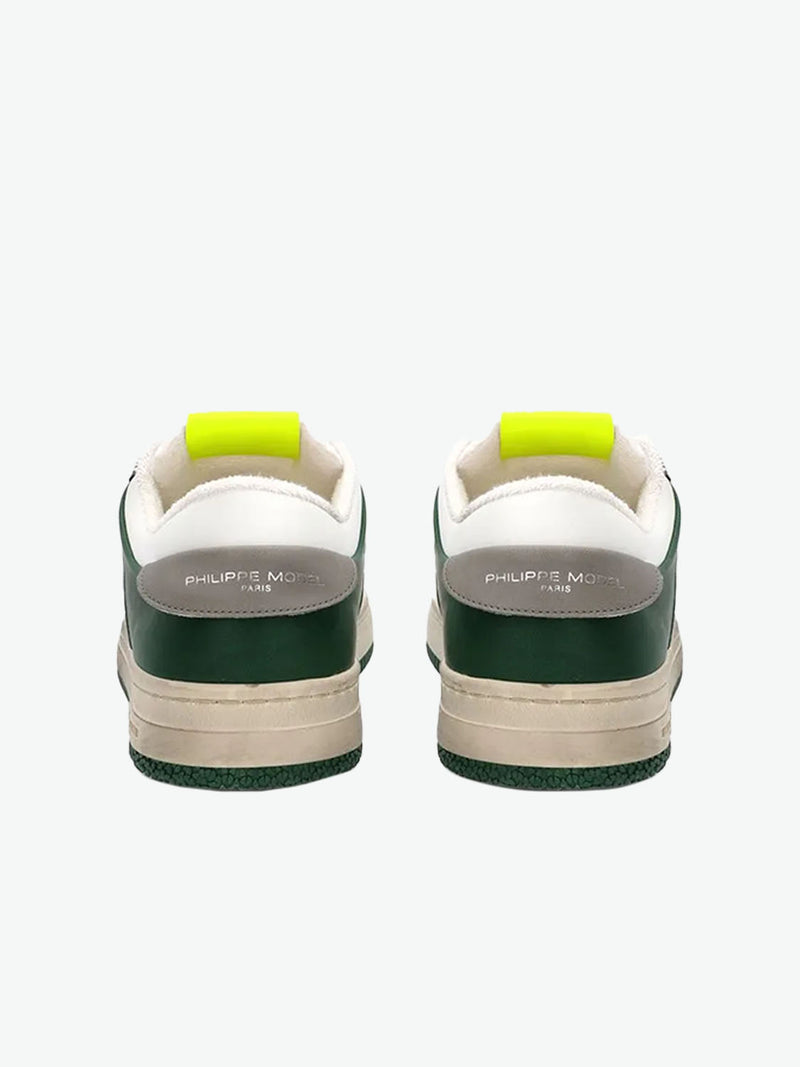 Philippe Model Lyon Sneakers Green and Yellow