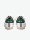 Philippe Model PRSX Sneakers Low Men White and Military Green