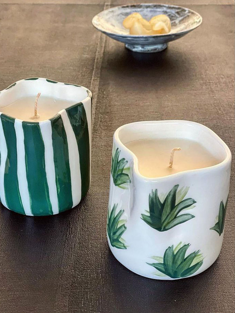 Rhea Kalo Squashed Plants Candle Large