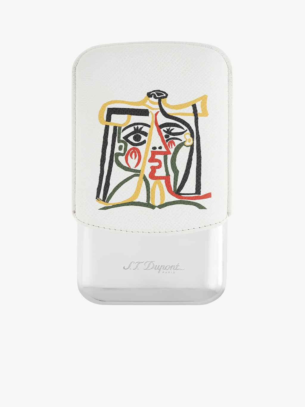 S.T. Dupont Triple Cigar Case Picasso White