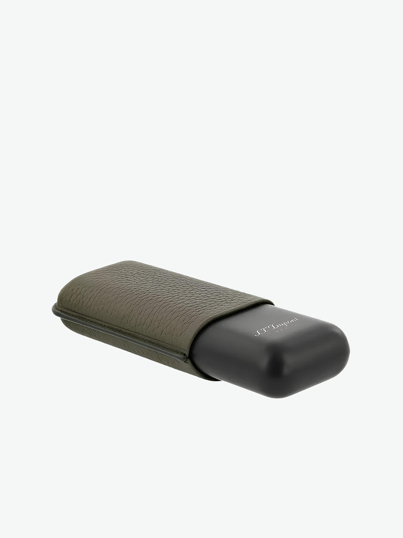 S.T. Dupont Double Cigar Case Khaki Mat