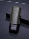 S.T. Dupont Double Cigar Case Khaki Mat