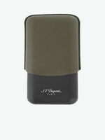S.T. Dupont Triple Cigar Case Khaki Mat