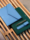 Smythson Small Laptop Case in Panama Forest