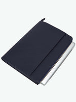 Smythson Large Laptop Case in Panama Navy