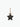 Smythson Star Keyring in Panama Black
