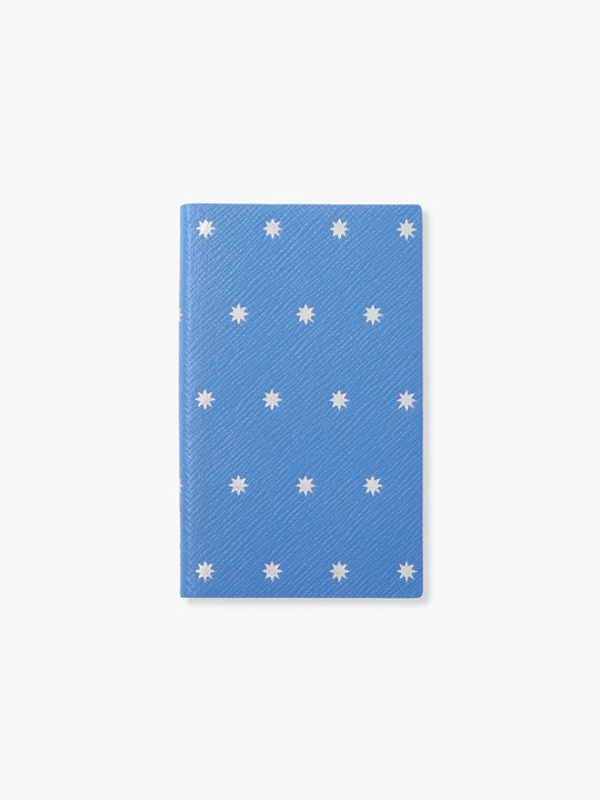 Smythson Inspirations and Ideas Stars Notebook Nile Blue