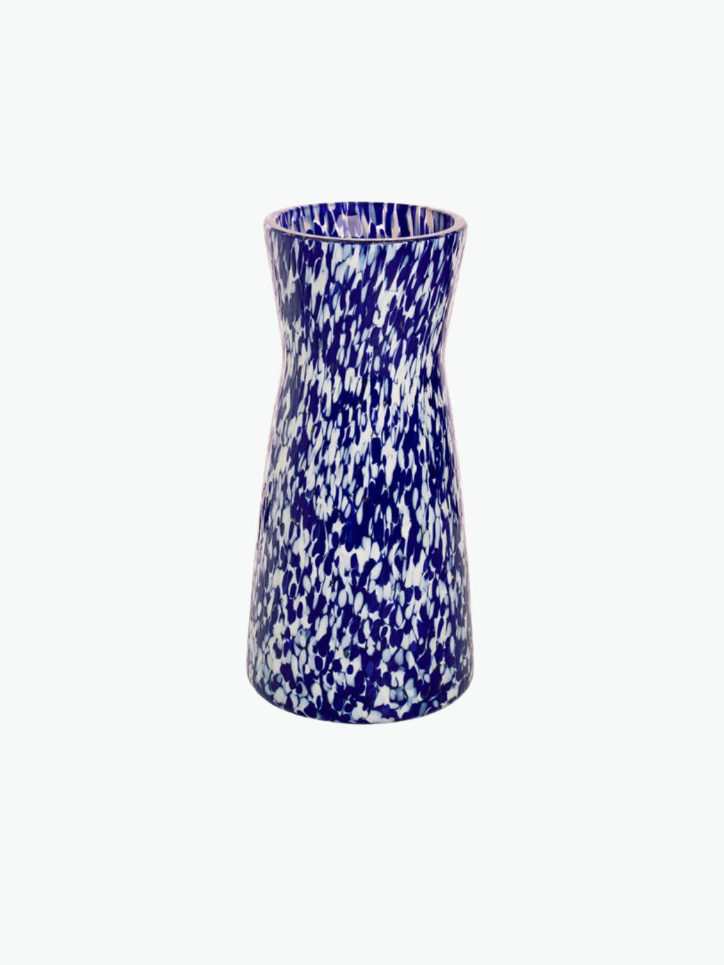 Stories Of Italy Murano Glass Ivory and Blue Carafe