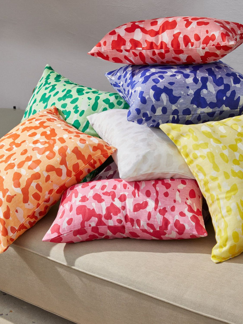 Stories Of Italy Square Apple Cushion