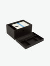 Smythson Stationery Organiser in Panama Black