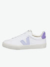 Veja Campo Canvas White Swan Lavande Sneakers