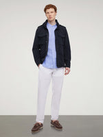 Aspesi Gabardine Mini Field Jacket Navy