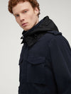 Aspesi Vento Gabardine Mini Field Jacket Navy