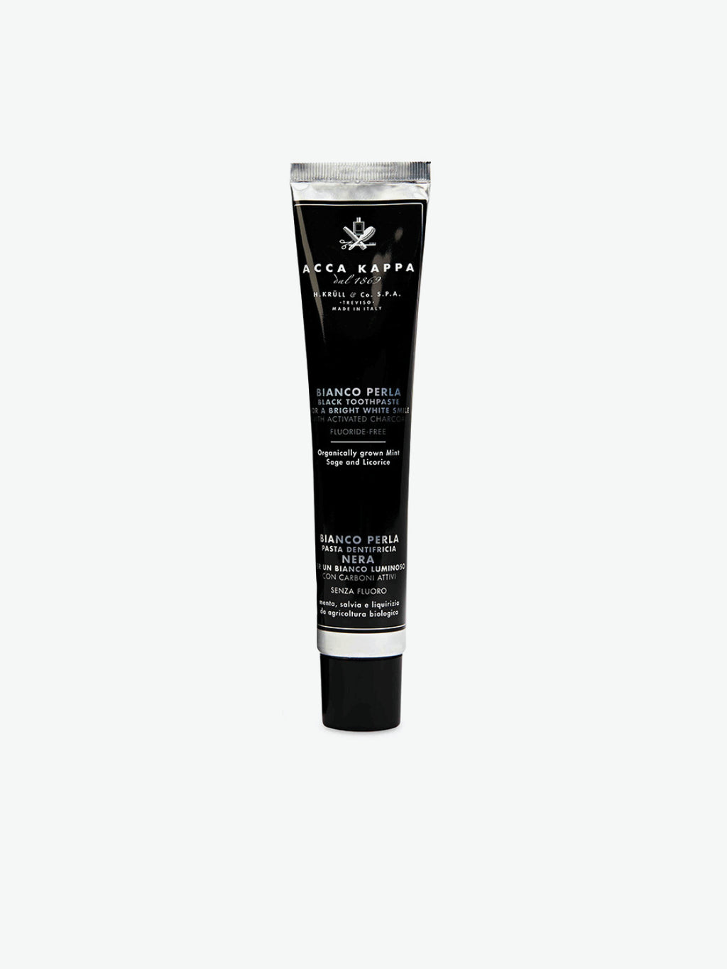 Acca Kappa Black Toothpaste with Activated Charcoal