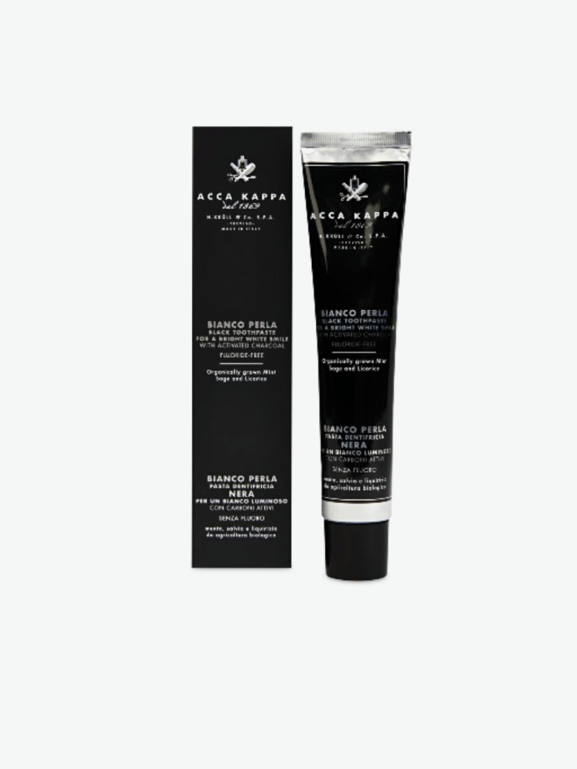 Acca Kappa Black Toothpaste with Activated