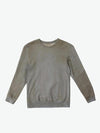 Acid Dye Organic Cotton Crew Neck Sweatshirt Melange Grey | A