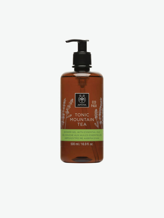 Apivita Tonic Mountain Tea Shower Gel | A