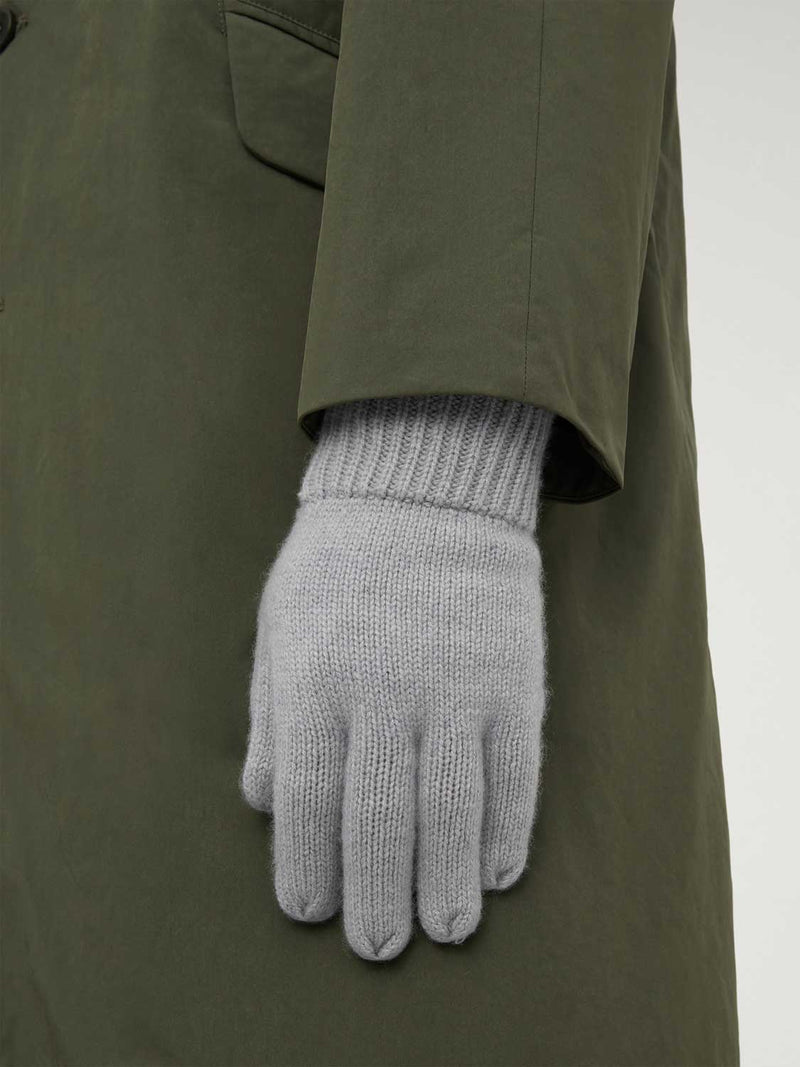 Aspesi Cashmere Gloves Grey - C