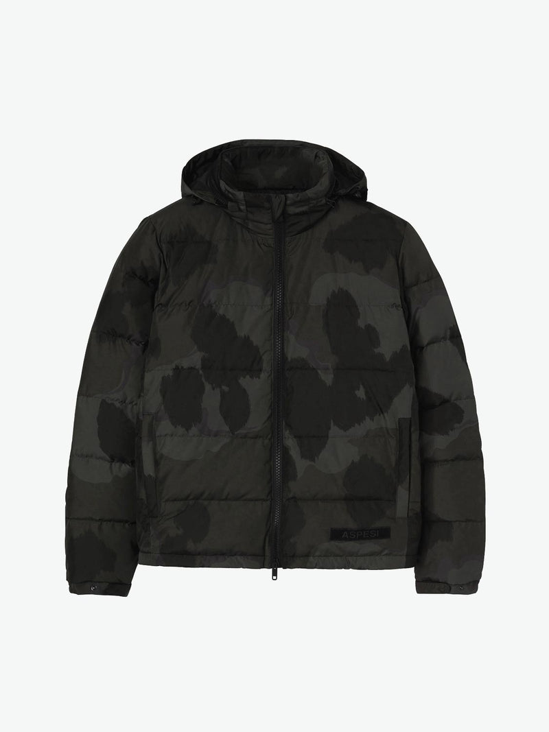 Aspesi Pocoelastico Re Nylon Quilted Jacket Camo | The Project Garments - A