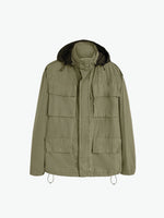 Aspesi Cotton Gabardine Mini Field Jacket Khaki