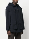 Aspesi Hooded Long-Sleeve Raincoat Parka | C