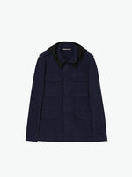 Aspesi Cotton Mini Field Jacket Navy