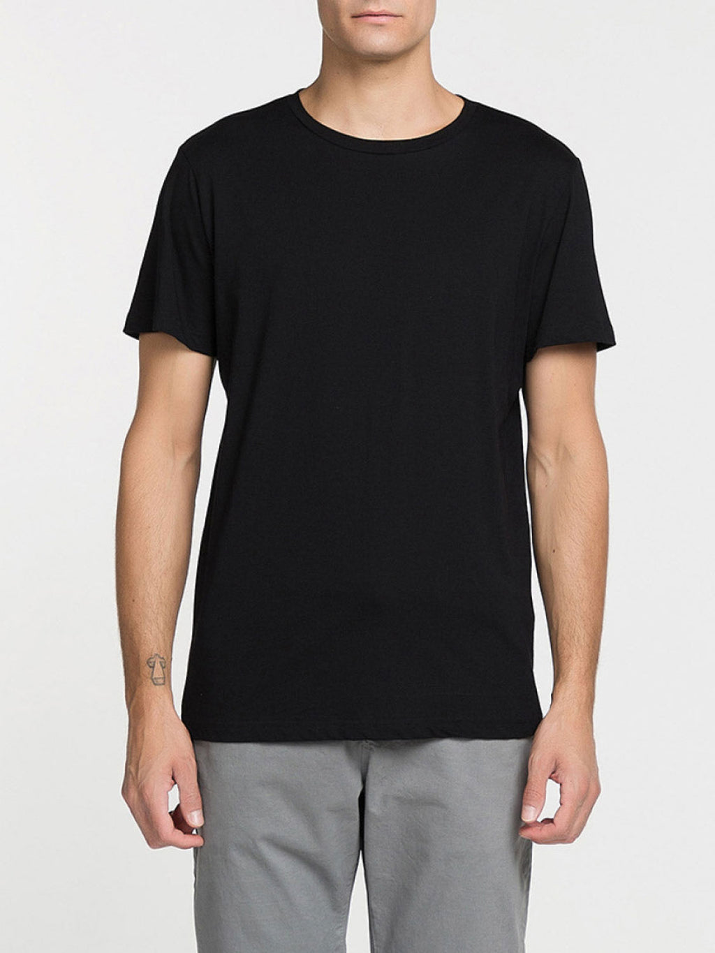 Band V2 Crew Neck T-Shirt Black | B