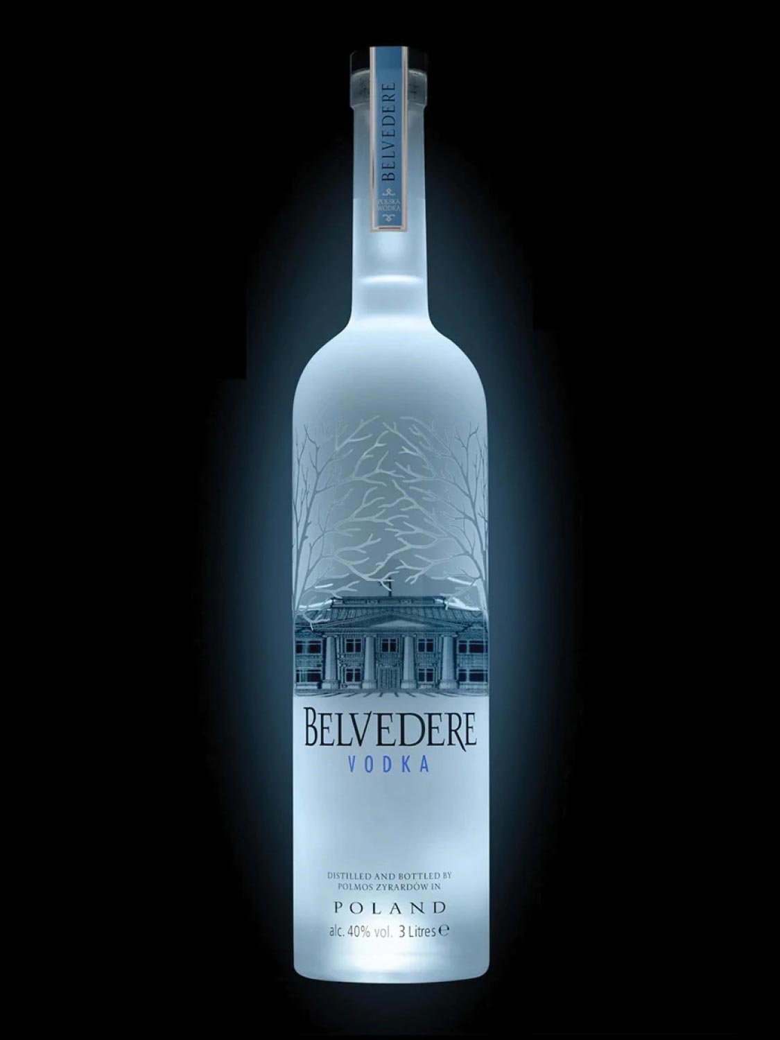 Belvedere Night Saber Luminous Jeroboam Vodka 3L