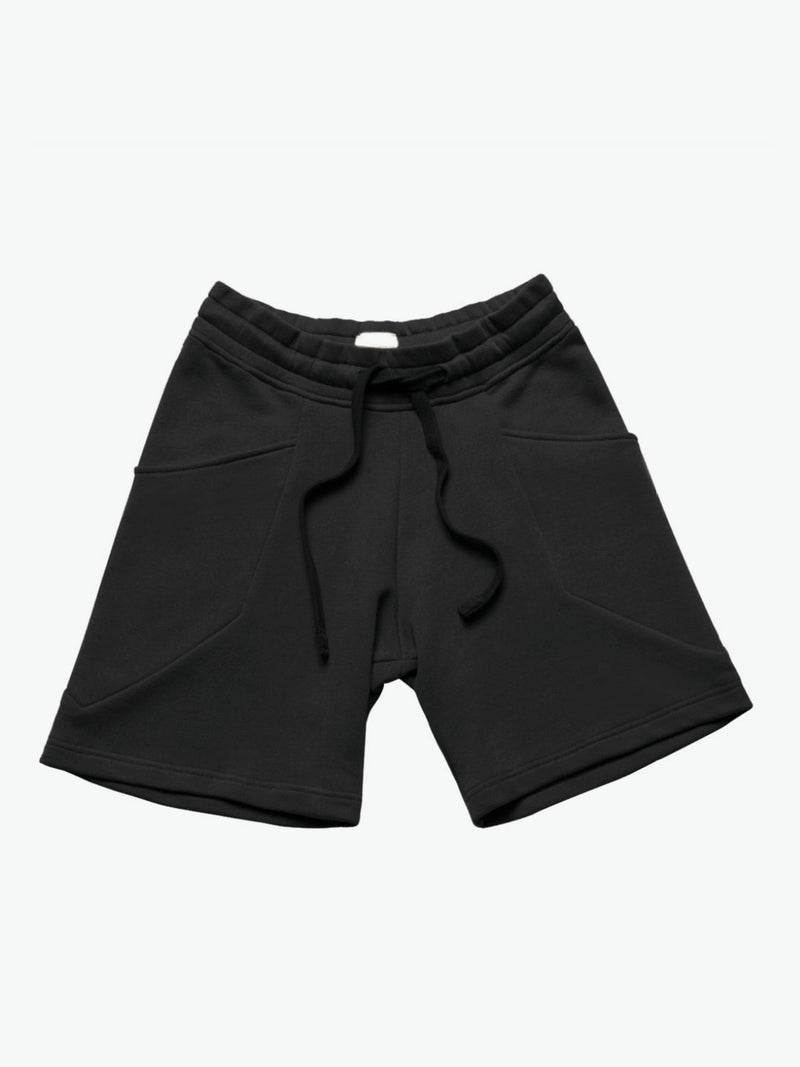 The Project Garments Loopback Organic Cotton Jersey Shorts Black