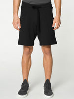 Loopback Organic Cotton Jersey Shorts Black