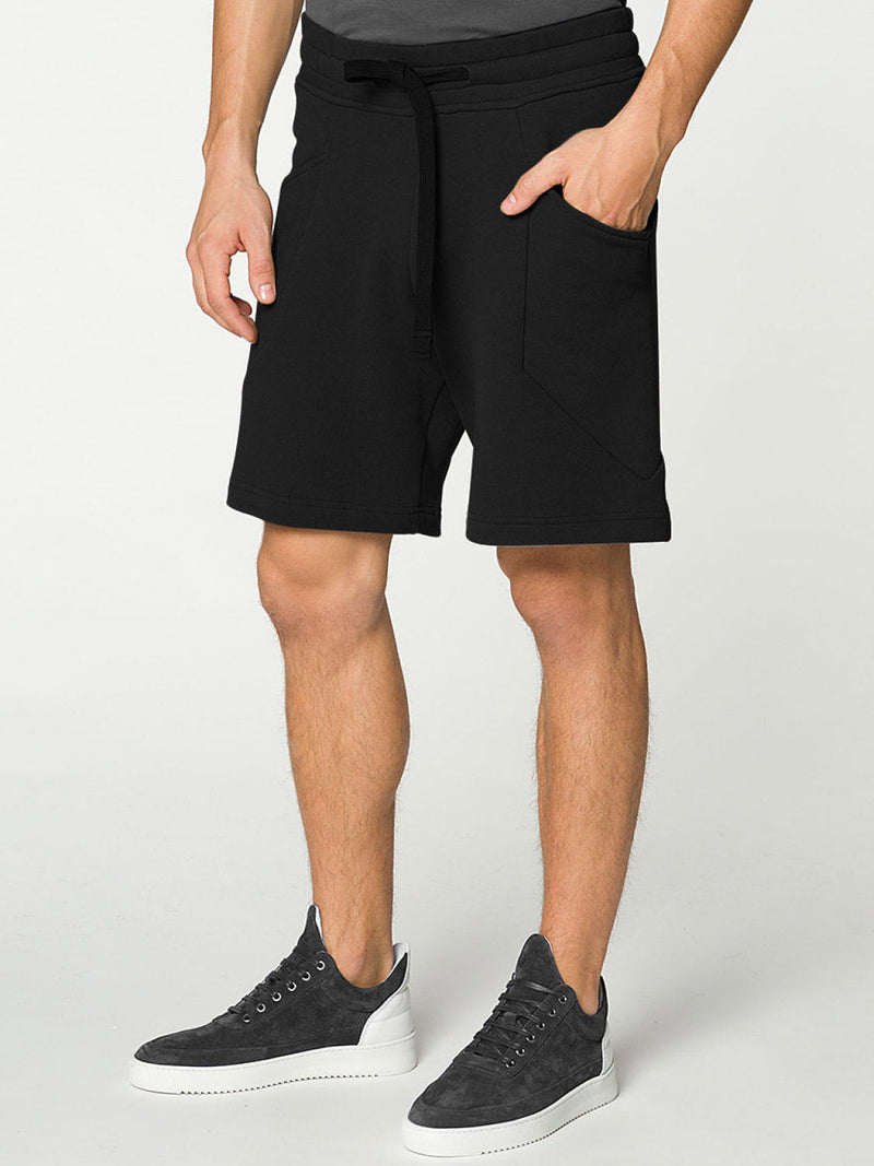 Loopback Organic Cotton Jersey Shorts Black | C