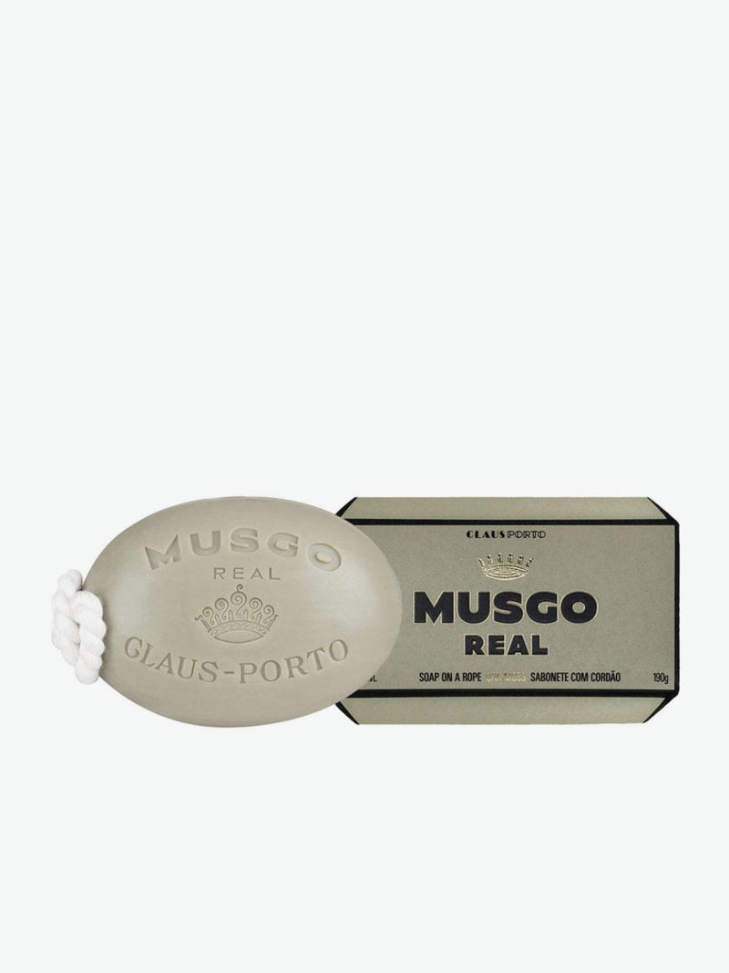 Claus Porto Musgo Real Oak Moss Body Soap on a Rope | B