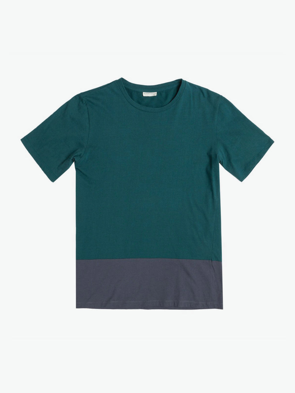 Color Block Crew Neck T-Shirt Green | A