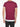 Double Crew Neck Wool Blend T-Shirt Burgundy | C