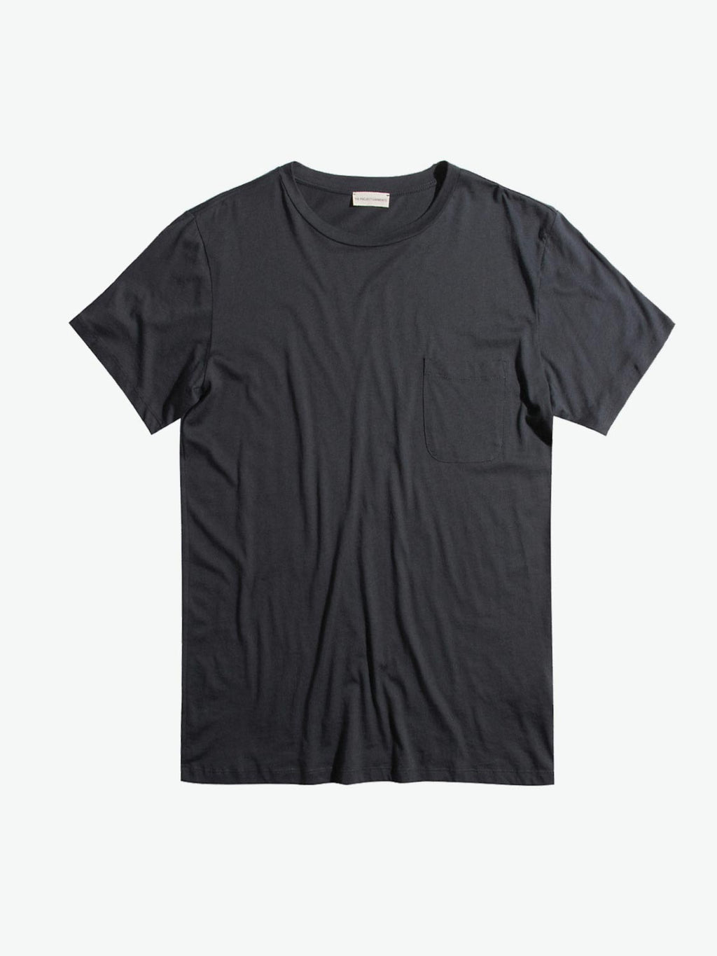 Crew Neck Modal-Blend Pocket T-shirt Dark Grey | A