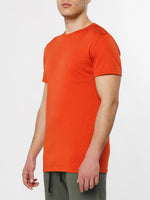 Crew Neck Modal-Blend Pocket T-shirt Basketball | C