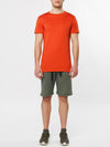 Crew Neck Modal-Blend Pocket T-shirt Basketball | E