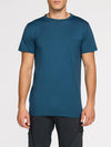 Crew Neck Modal-Blend Pocket T-shirt Blueberry | B