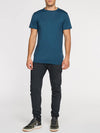 Crew Neck Modal-Blend Pocket T-shirt Blueberry | D