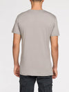 Crew Neck Modal-Blend Pocket T-shirt Moonrock | C