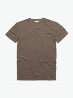 The Project Garments Crew Neck Modal-Blend Pocket T-shirt Taupe