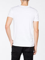 Crew Neck Modal-Blend Pocket T-shirt White | D